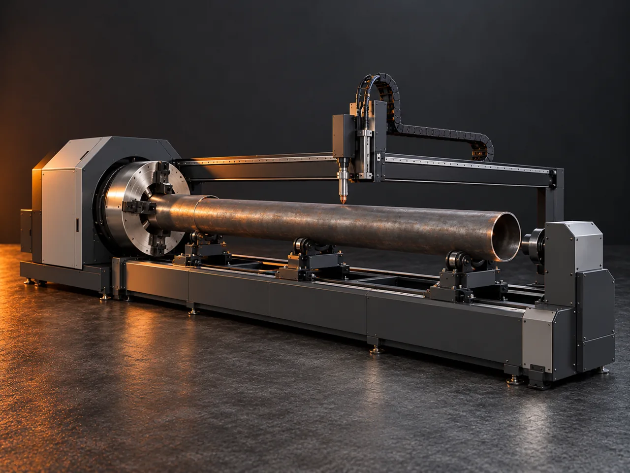 CNC tam otomatik boru kesme makinesi